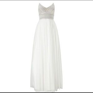 BRAND NEW! ADRIANNA PAPELL SLEEVELESS BEADED DRESS